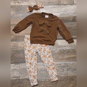 Just Lizzy Brown Knit Top